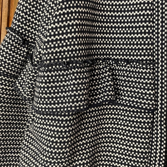 Jack by BB Dakota cardigan, black and white stretch, L, excellent condition - Picture 3 of 15